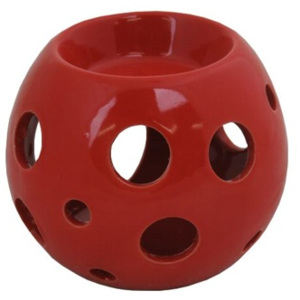 Čína Aromalampa keramika, červená