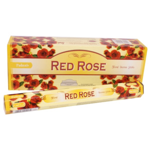 Indie Indické vonné tyčinky Tulasi Red Rose 20ks