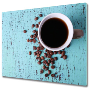 Skleněná krájecí deska Černá káva