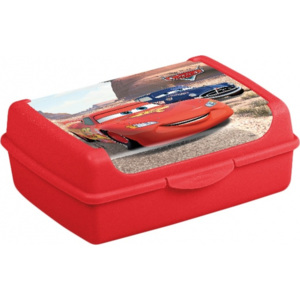 Keeeper Svačinkový box Cars 1 l - červený