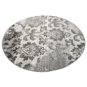 Luxusní kusový koberec JAVA kulatý JA0070-KR - průměr 130 cm