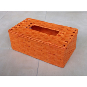 Krabička na kapesníky oranžová