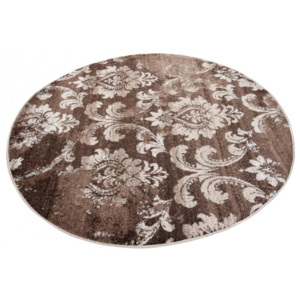 Luxusní kusový koberec JAVA kulatý JA0120-KR - průměr 130 cm