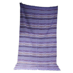 Přehoz bavlna Indie 220x260 cm fialový