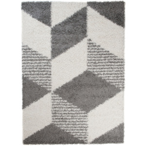 Kusový koberec Shaggy Chris šedý 60x100, Velikosti 60x100cm