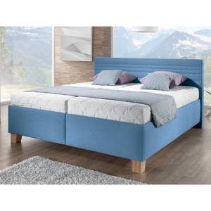 Čalouněná postel s úložným prostorem VITA 160x200 s roštem a matrací TERAFLEX