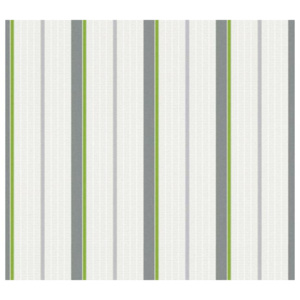 A.S. Création 35707-1 dětské tapety na zeď Esprit Kids 5 | 0,53 x 10,05 m | bílá, zelená, šedá vliesová tapeta na stěnu 357071