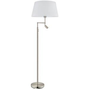 Eglo 94946 SANTANDER - Moderní textilní lampa se čtecí bodovkou