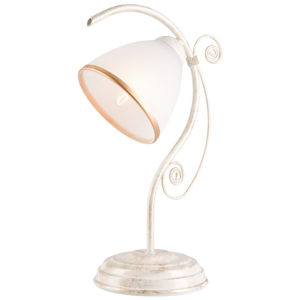 Lamkur LN 1.51 RETRO II white 19277 - Rustikální stolní lampa