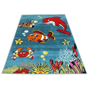 Dětský koberec Moře modrý, Velikosti 300x400cm
