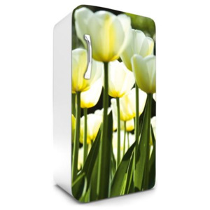 Samolepící tapety na lednici, rozměr 120 cm x 65 cm, žluté tulipány, DIMEX FR-120-026