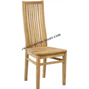 Masivní dubová lakovaná židle Sandra