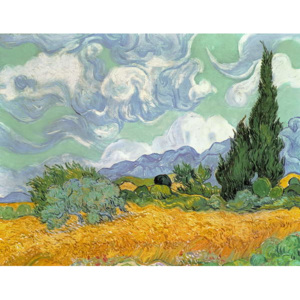 Obraz, Reprodukce - Wheatfield with Cypresses, 1889, Vincent van Gogh