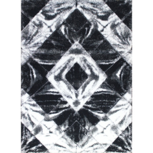Berfin Dywany Kusový koberec Softy 3D 2212 White Black - 140x190