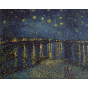 Obraz, Reprodukce - Starry Night over the Rhone, 1888, Vincent van Gogh