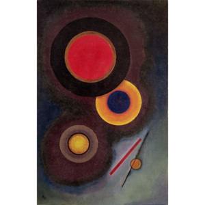 Obraz, Reprodukce - Composition with Circles and Lines, 1926, Wassily Kandinsky