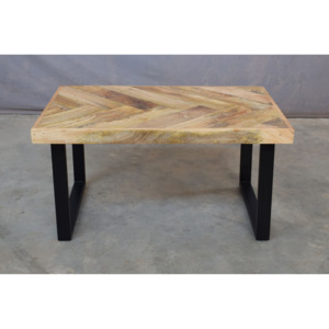 Konferenční stolek 90x60 z mangového dřeva, Mango natural
