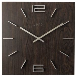 Designové nástěnné hodiny JVD HC30.3 hnědé