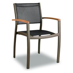 Designová zahradní židle Clar, textilie