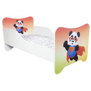 Dětská postel s obrázkem 160x80 - Panda (Dětská postel Panda 160x80 bez úložného prostoru)