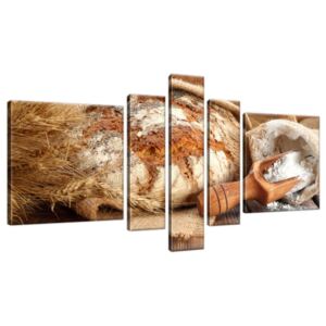 Obraz na plátně Venkovský domácí chléb 160x80cm 1356A_5J