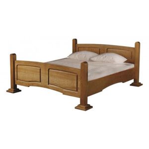 KOLUMBUS postel 160, dřevo dub