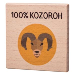 Foglio Dřevěný podtácek - 100% Kozoroh