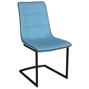 Jídelní židle Ravenna, modrá látka