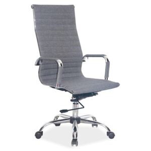 Kancelářská židle Q-040 látka šedá