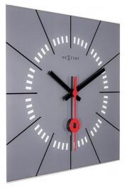 Designové nástěnné hodiny 8636gs Nextime Stazione 35cm