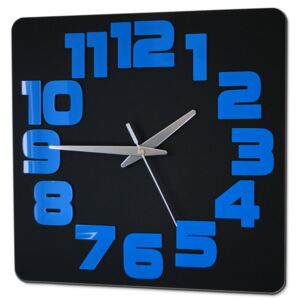 Nástěnné hodiny Dige modré