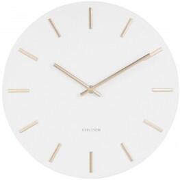 Designové nástěnné hodiny Karlsson KA5821WH 30cm