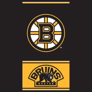 Hokejová froté osuška NHL Boston Bruins - 70x140 cm, 100% bavlna