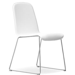 Pedrali Čalouněná židle v kůži Trend 448 Barva: Bílá