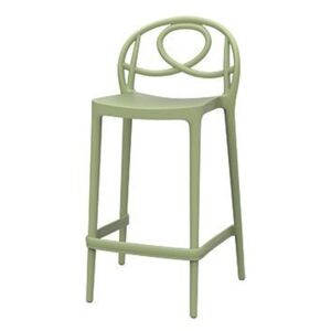 Green Moderní barová židle Etolie