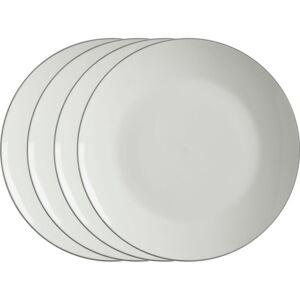 Maxwell & Williams Mělký talíř 27,5 cm White Basics Edge, 4 ks