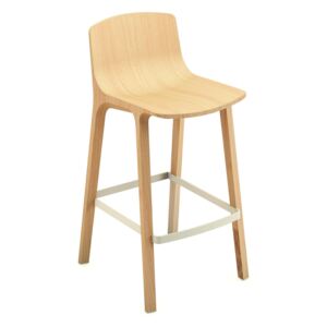 Itálie Moderní dřevěná barová židle Seame