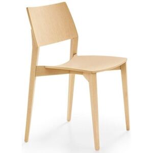 Itálie Moderní dřevěná židle Ligno