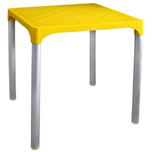 MEGA PLAST MP1351 VIVA stůl, polyratan žlutá