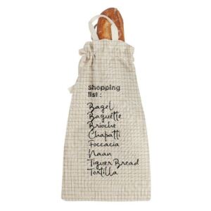 Látkový vak na chléb Linen Couture Bag Shopping, výška 42 cm