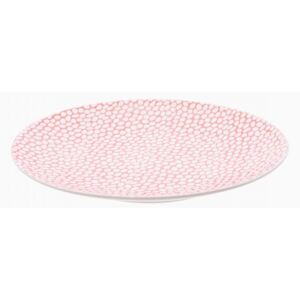 Lunasol - Mělký talíř strukturovaný Coupe růžový 20,5 cm - Flow (491181)