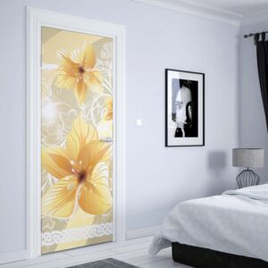 GLIX Fototapeta na dveře - Luxury Floral Design | 91x211 cm