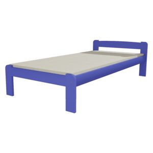 Vomaks Jednolůžková postel VMK009A 80 x 200 cm netransparentní barva modrá bez úložných prostor