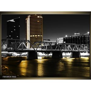 Obraz nočního města (F001843F7050)