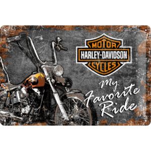 Nostalgic Art Plechová cedule - Harley-Davidson (My Favorite Ride) 20x30 cm