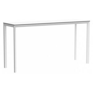 Barový venkovní stůl Frame Aluminium 160x60 Barva: Bílá