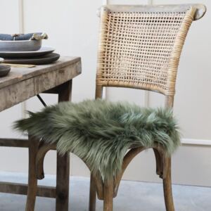 Sedák z umělé kožešiny Moss 40×40 cm