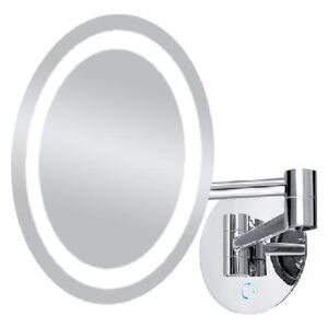 Nimco Kosmetická zrcadla - Kosmetické zrcátko nástěnné s LED osvětlením, chrom ZK 20165-26