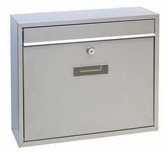 Modulová kovová poštovní schránka Casal, stříbrná