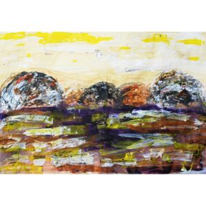 Ručně malovaný obraz Ivana Pelouchová - Podzimní krajina
